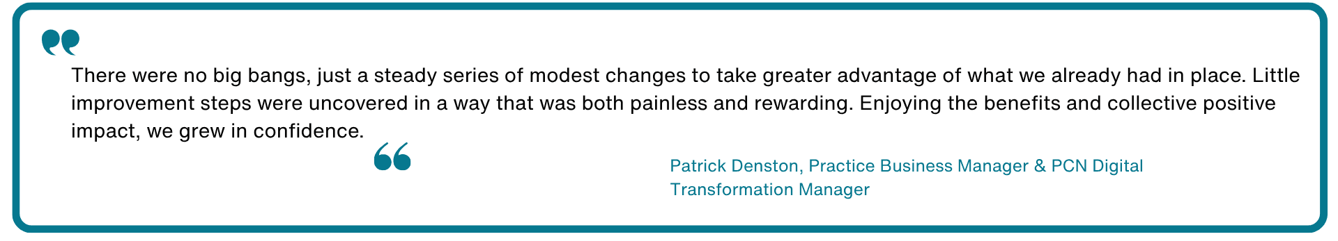 Practice Level Support case study